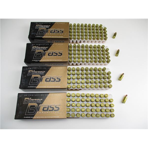 BLAZER BRASS 9MM LUGER AMMO