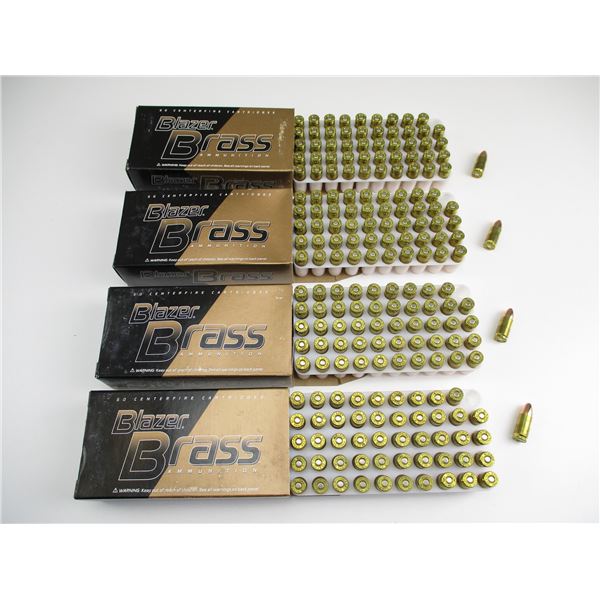 BLAZER BRASS 9MM LUGER AMMO