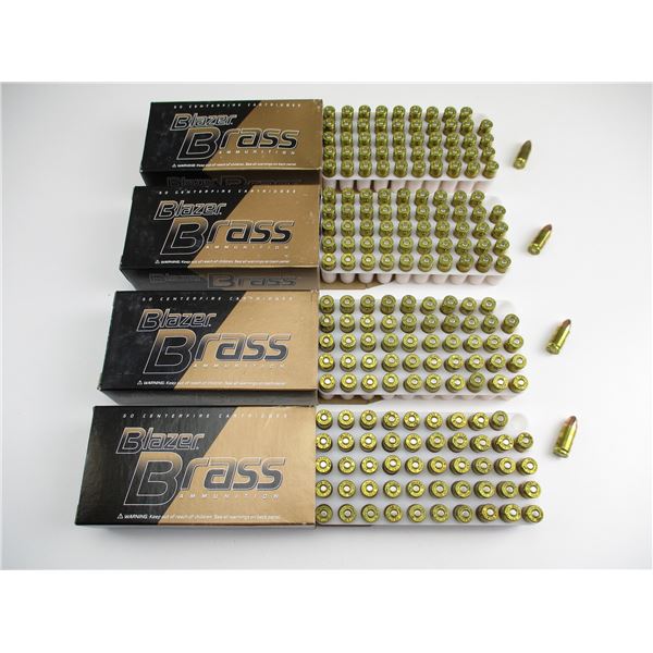 BLAZER BRASS 9MM LUGER AMMO