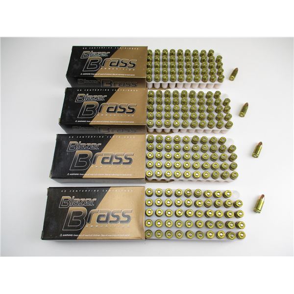 BLAZER BRASS 9MM LUGER AMMO