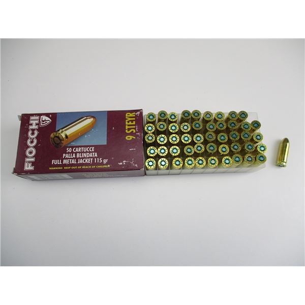 FIOCCHI 9 STEYR AMMO
