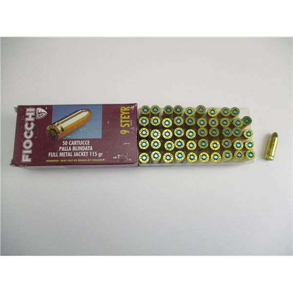 FIOCCHI 9 STEYR AMMO