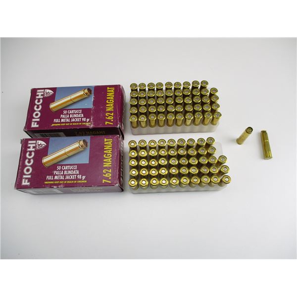 FIOCCHI 7.62 NAGANT AMMO