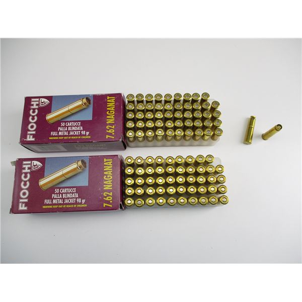 FIOCCHI 7.62 NAGANT AMMO