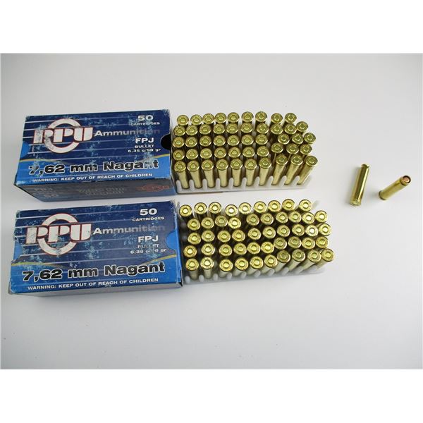 PPU 7.62 NAGANT AMMO