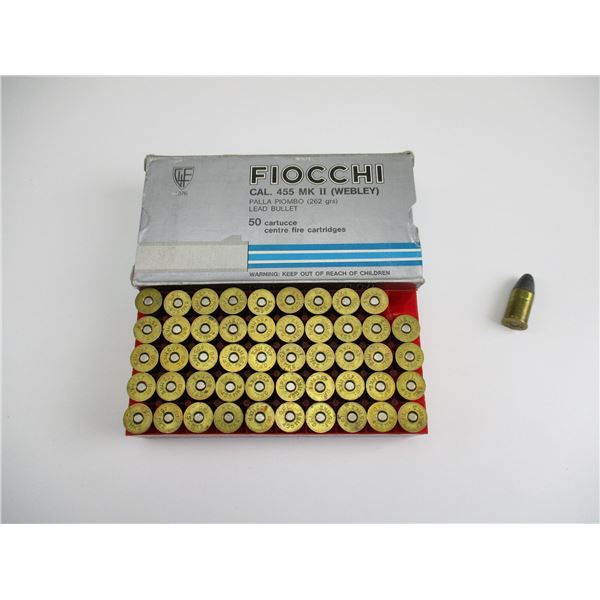 FIOCCHI .455 MKII AMMO