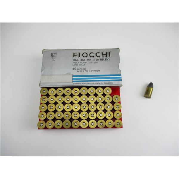 FIOCCHI .455 MKII AMMO