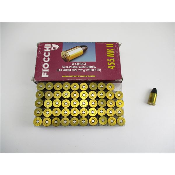 FIOCCHI .455 MKII AMMO