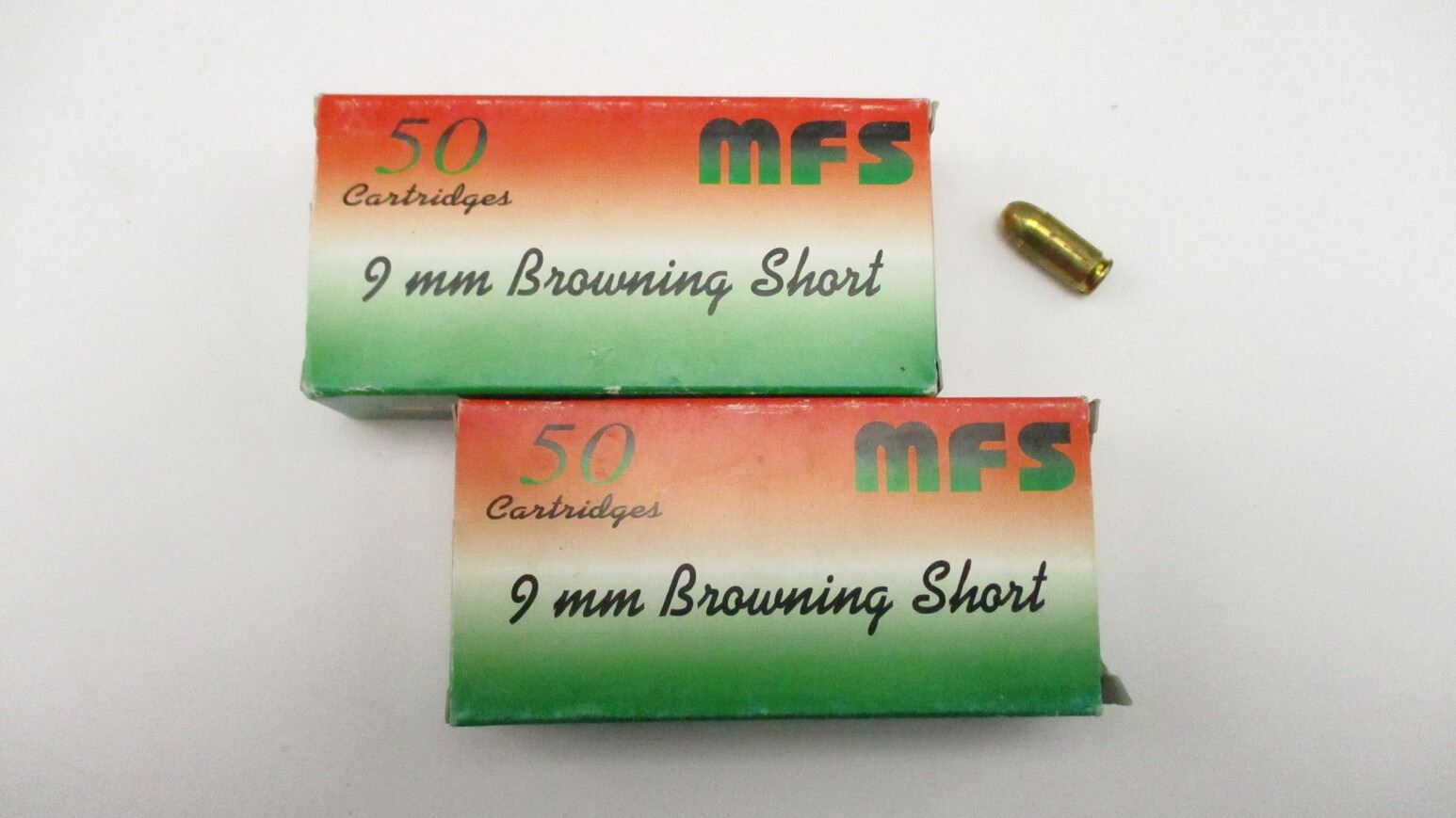 MFS 9MM BROWNING SHORT AMMO