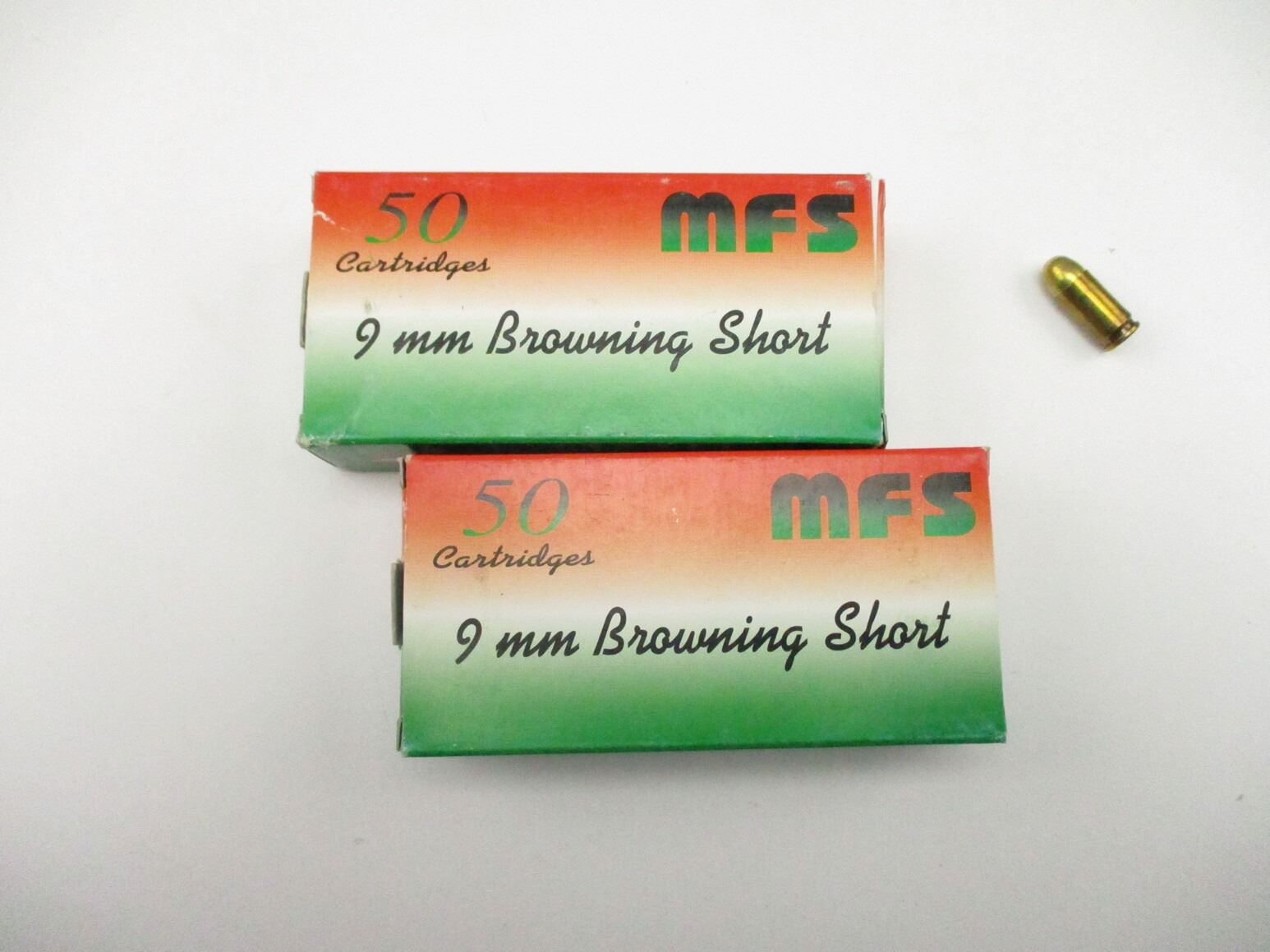 MFS 9MM BROWNING SHORT AMMO