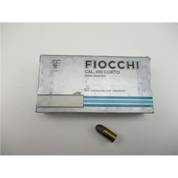 FIOCCHI .450 CORTO AMMO