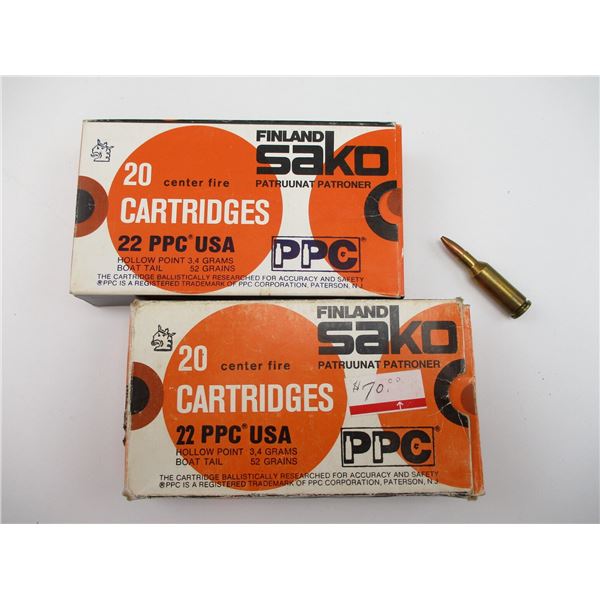 SAKO .22 PPC USA AMMO