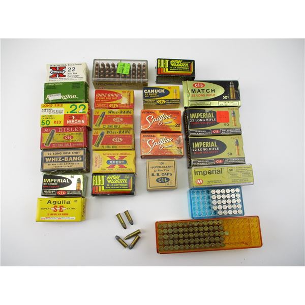 ASSORTED .22 AMMO