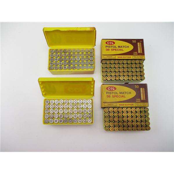 ASSORTED .38 SPECIAL AMMO