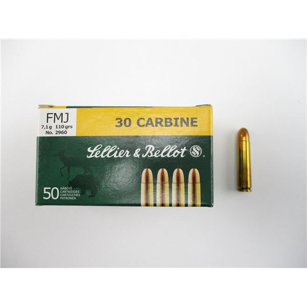 SELLIER & BELLOT .30 CARBINE AMMO
