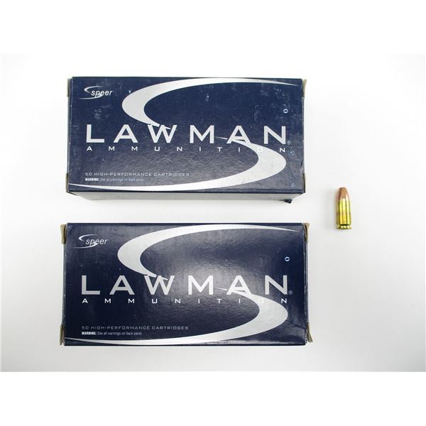 SPEER LAWMAN 9MM LUGER AMMO