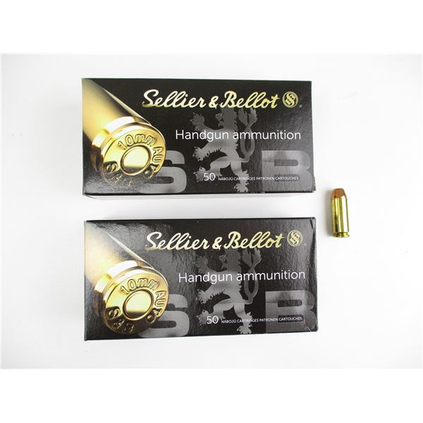 SELLIER & BELLOT 10MM AUTO AMMO