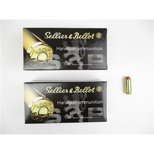 SELLIER & BELLOT 10MM AUTO AMMO