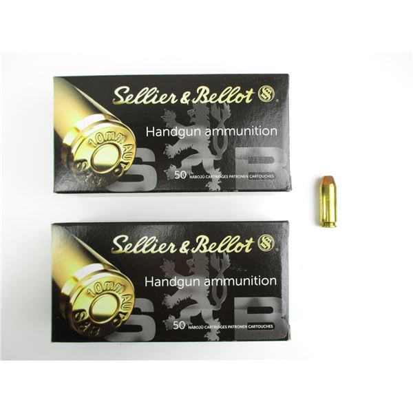 SELLIER & BELLOT 10MM AUTO AMMO