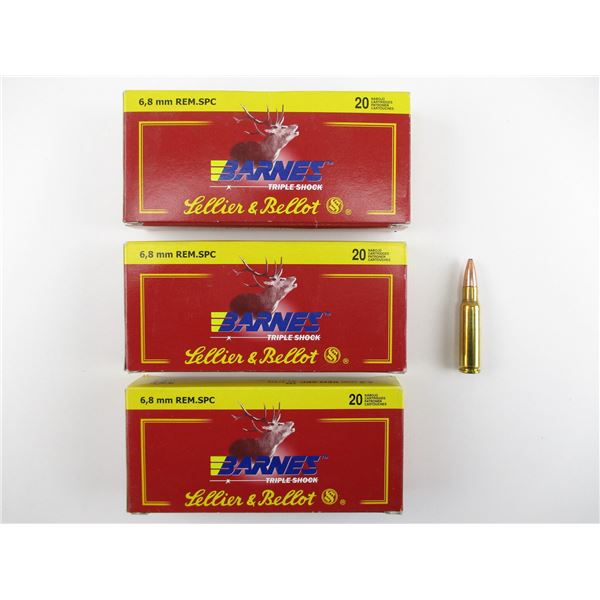 SELLIER & BELLOT 6.8MM REM SPC AMMO