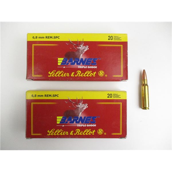 SELLIER & BELLOT 6.8MM REM SPC AMMO