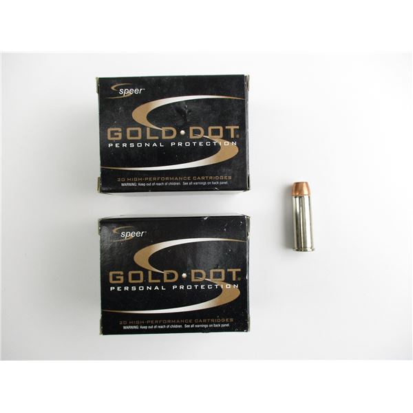 SPEER GOLD DOT .44 REM MAG AMMO