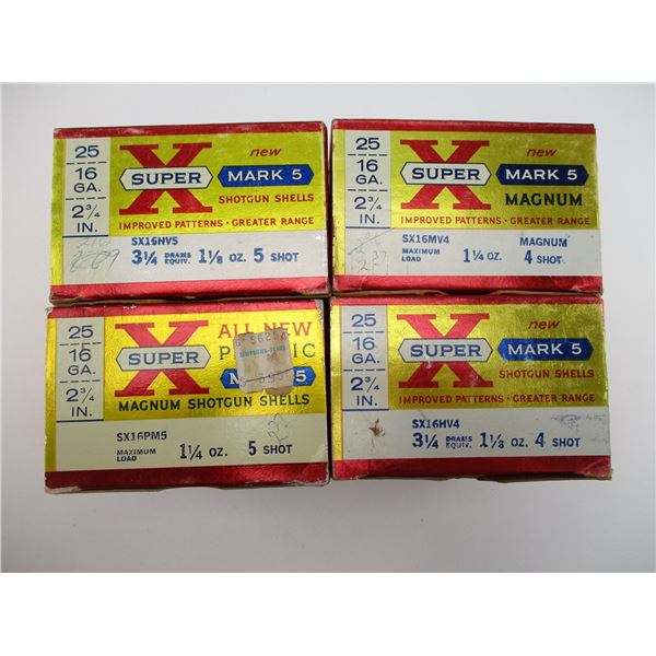 WESTERN SUPER-X 16 GA SHOTSHELLS
