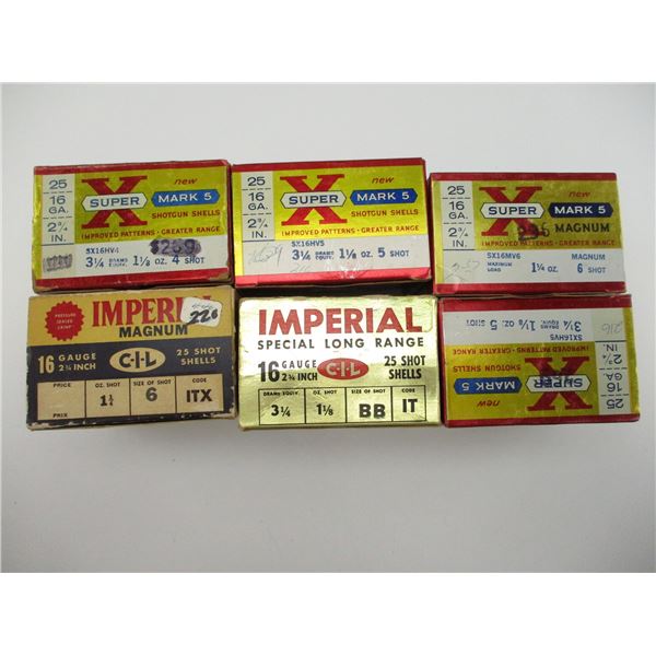 ASSORTED 16 GA SHOTSHELL LOT