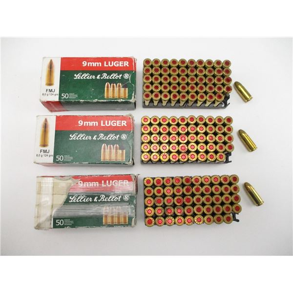 SELLIER & BELLOT 9MM LUGER AMMO