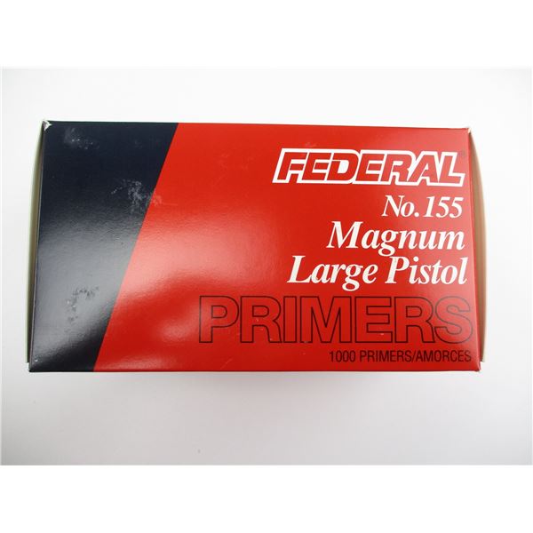 FEDERAL MAGNUM LARGE PISTOL PRIMERS