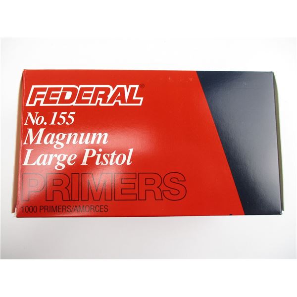 FEDERAL MAGNUM LARGE PISTOL PRIMERS