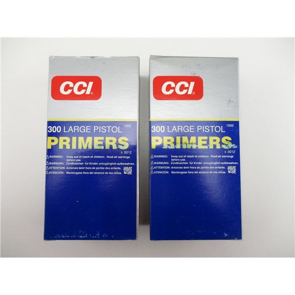 CCI LARGE PISTOL PRIMERS