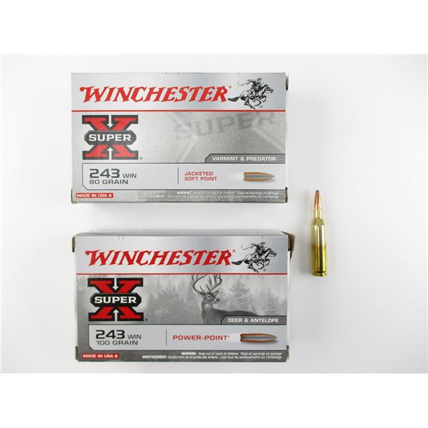 WINCHESTER SUPER-X .243 WIN AMMO