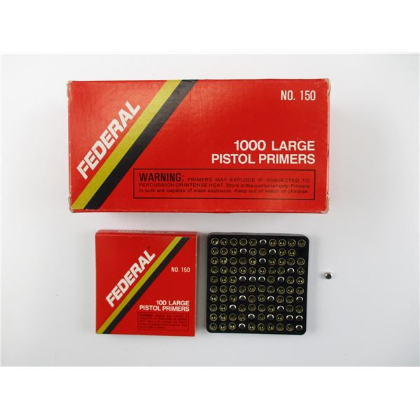 FEDERAL LARGE PISTOL PRIMERS