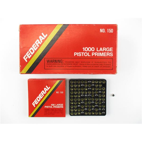 FEDERAL LARGE PISTOL PRIMERS