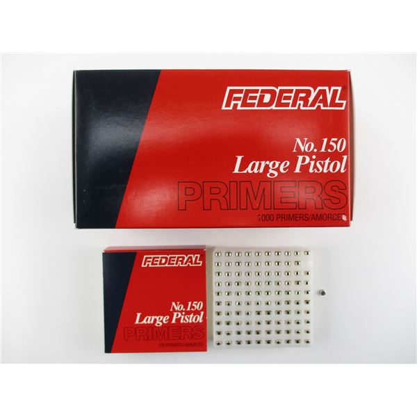 FEDERAL LARGE PISTOL PRIMERS