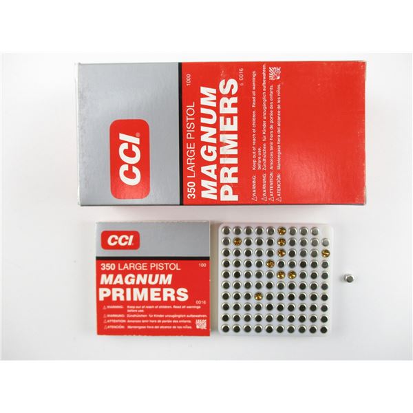 CCI LARGE PISTOL MAGNUM PRIMERS