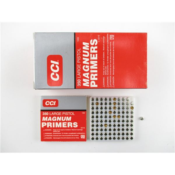 CCI LARGE PISTOL MAGNUM PRIMERS