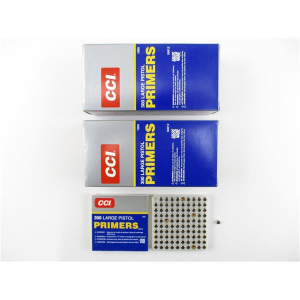 CCI LARGE PISTOL PRIMERS