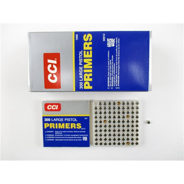 CCI LARGE PISTOL PRIMERS