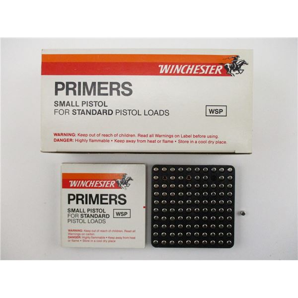WINCHESTER SMALL PISTOL PRIMERS