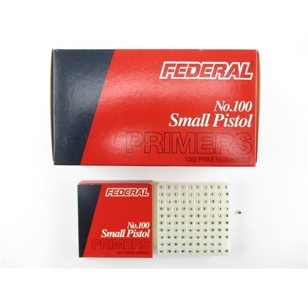 FEDERAL SMALL PISTOL PRIMERS