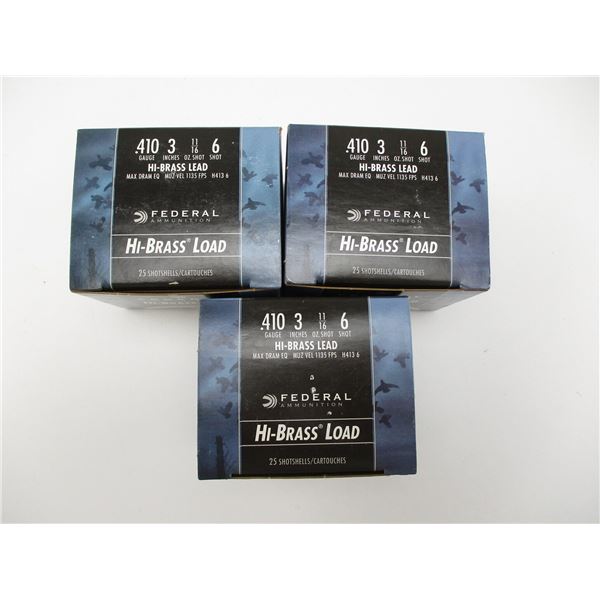 FEDERAL .410 GA SHOTSHELLS