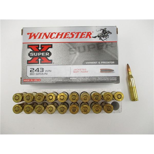 WINCHESTER SUPER-X .243 WIN AMMO