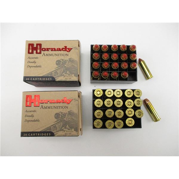 ASSORTED HORNADY .41 REM MAG AMMO