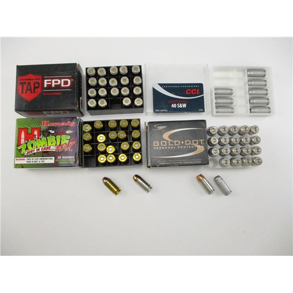 ASSORTED .40 SMITH & WESSON AMMO