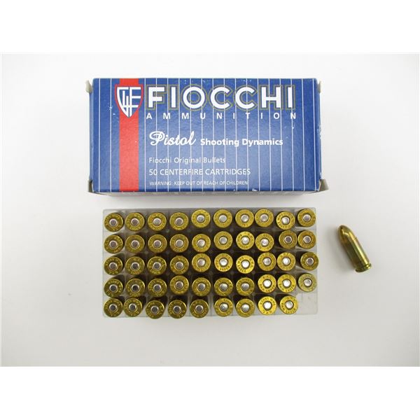 FIOCCHI 9MM LUGER AMMO