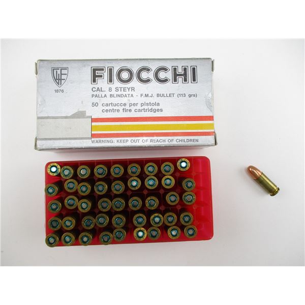FIOCCHI 8 STEYR AMMO
