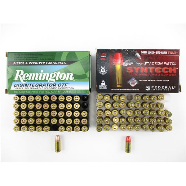 ASSORTED 9MM LUGER AMMO
