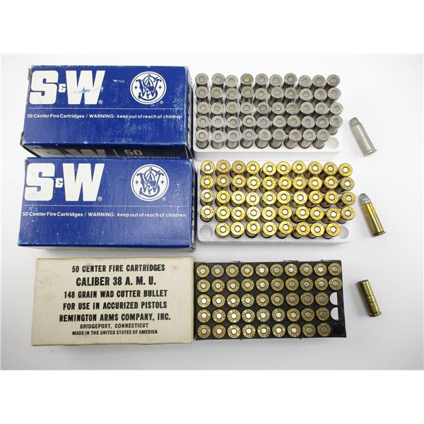 ASSORTED .38 SPECIAL AMMO